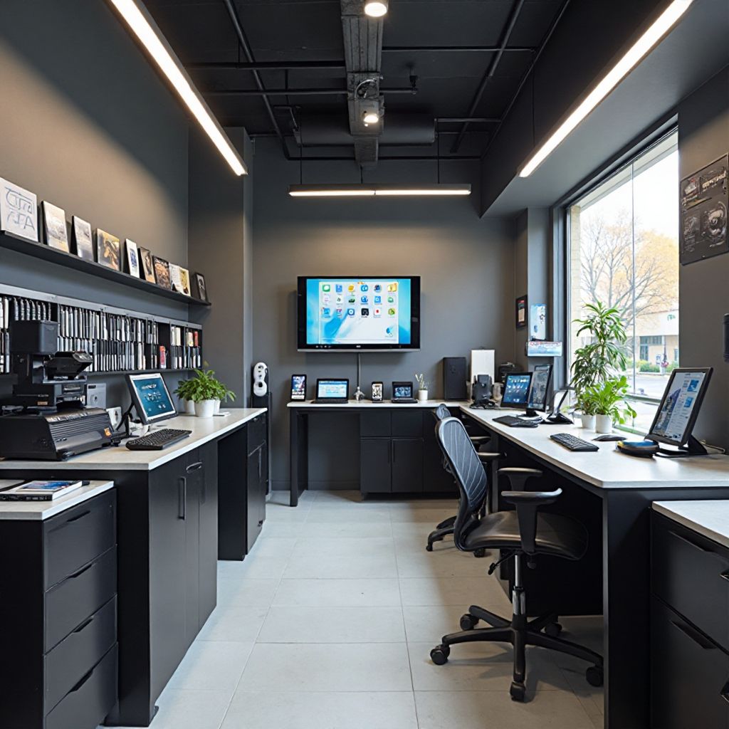 د موبایل ترمیم دوکان دننه